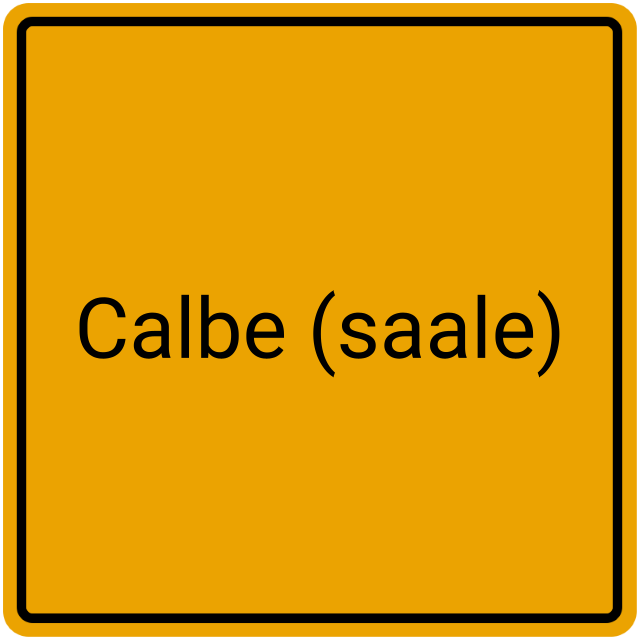 Meldebestätigung Calbe (Saale)